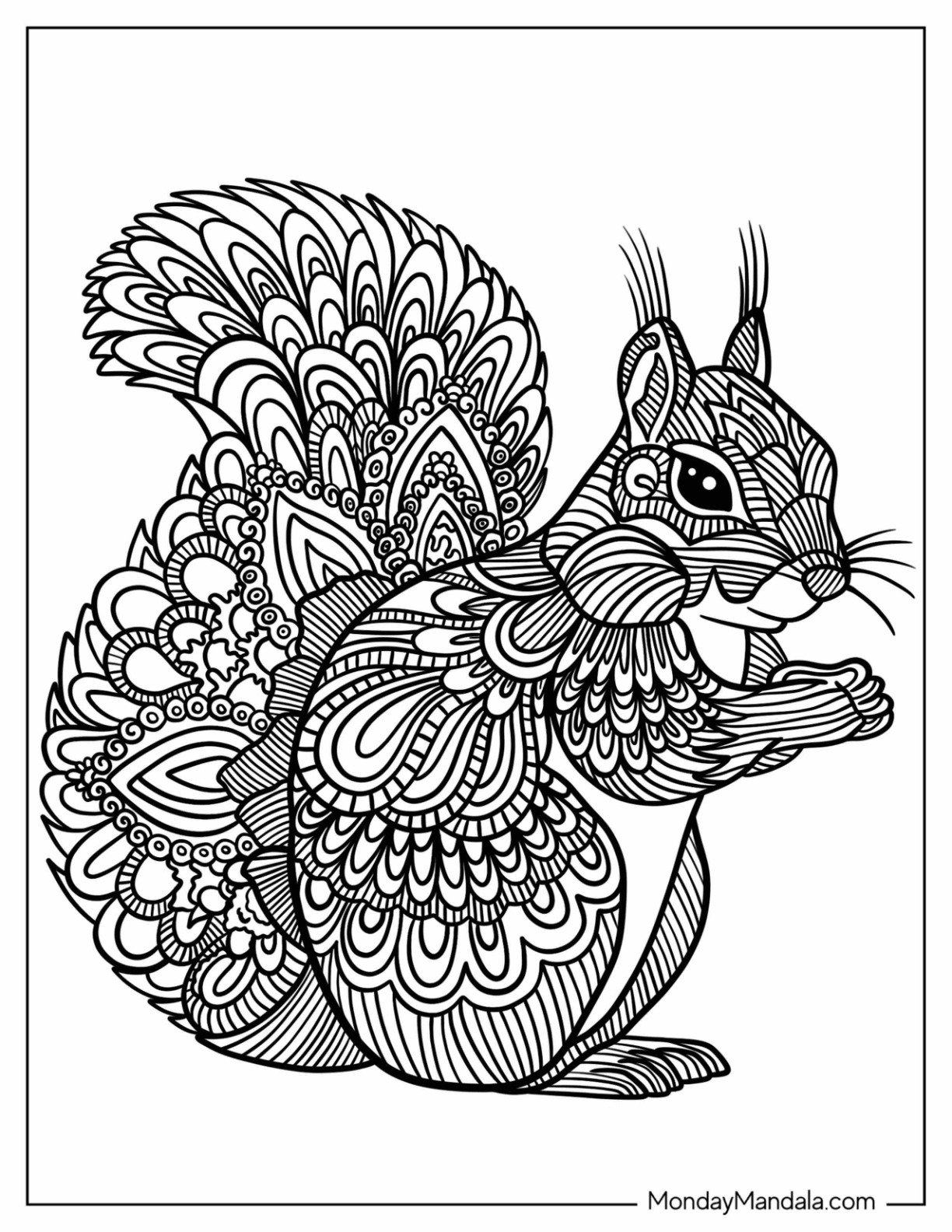 animal coloring pages hard