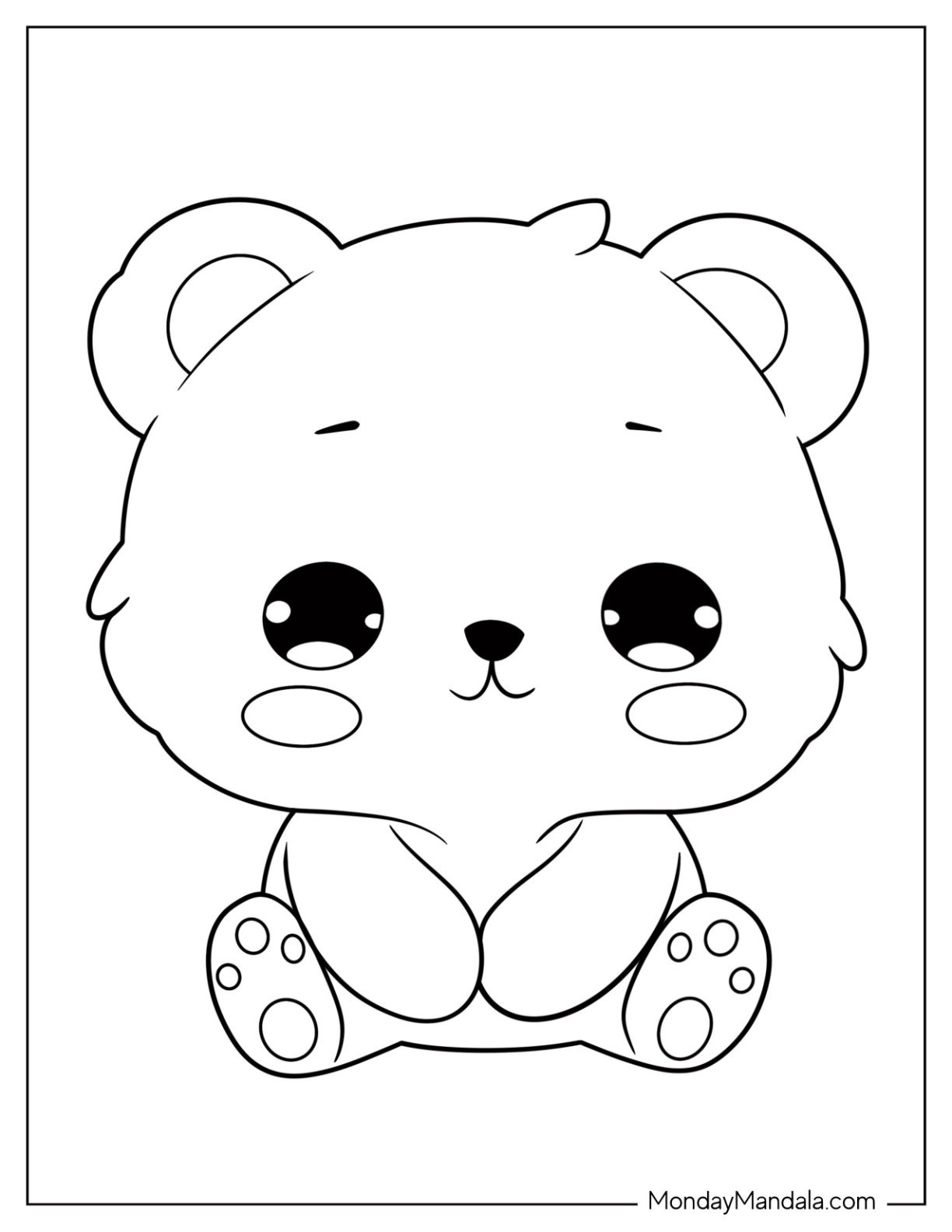 grizzly bear coloring pictures