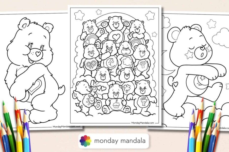 30 Care Bears Coloring Pages Free PDF Printables