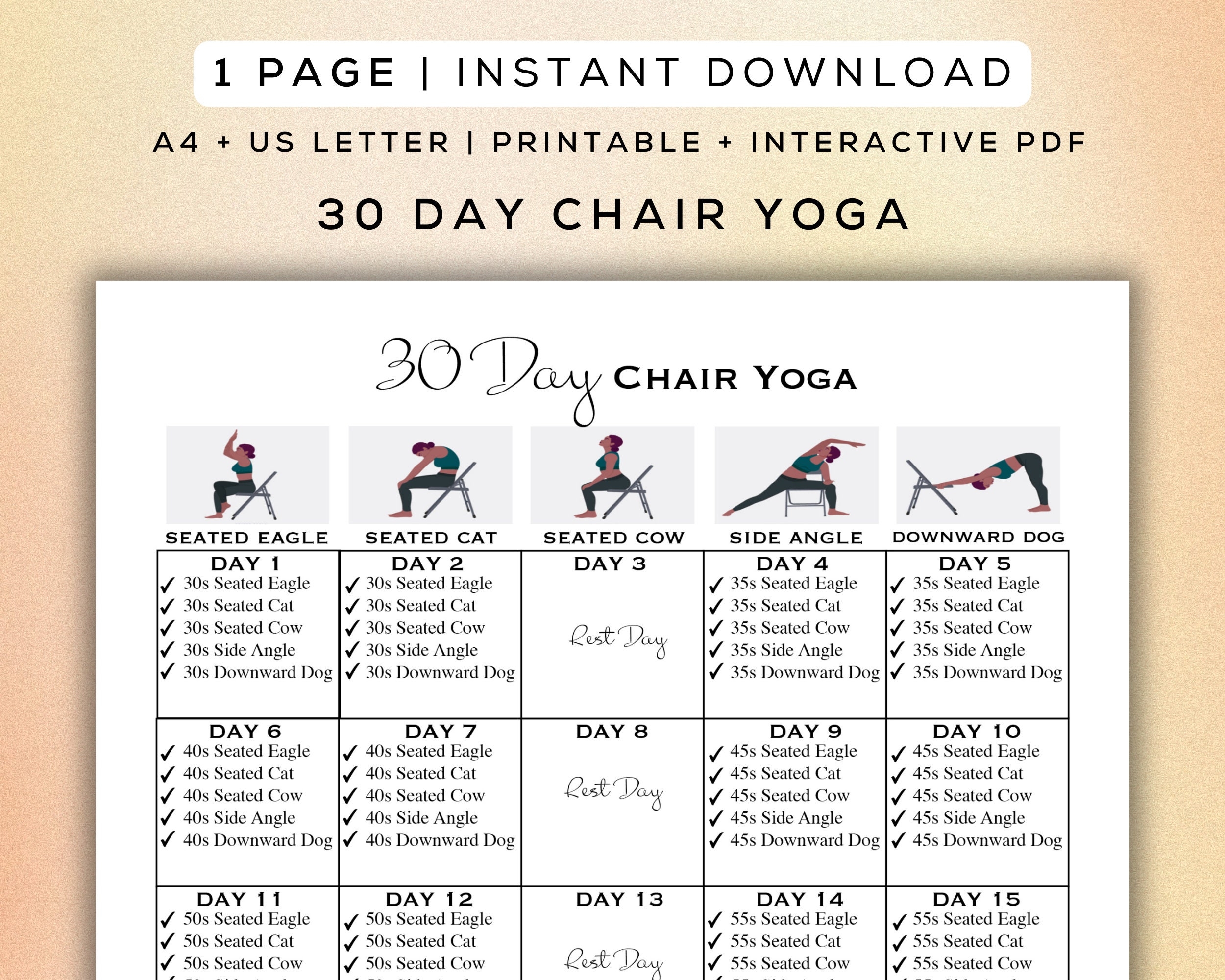 printable chair yoga