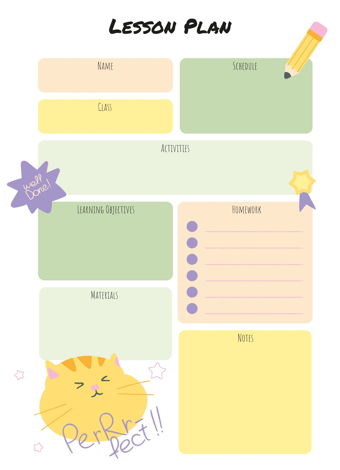 google slides lesson plan template