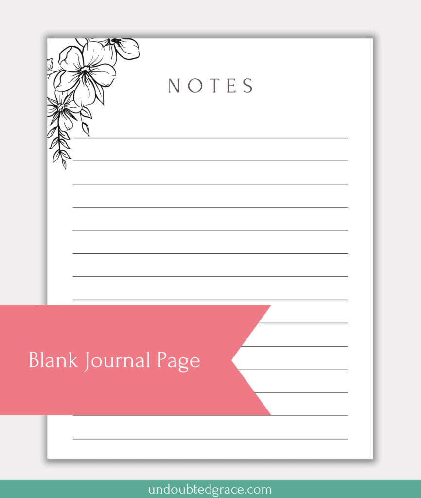 free printable journal sheets