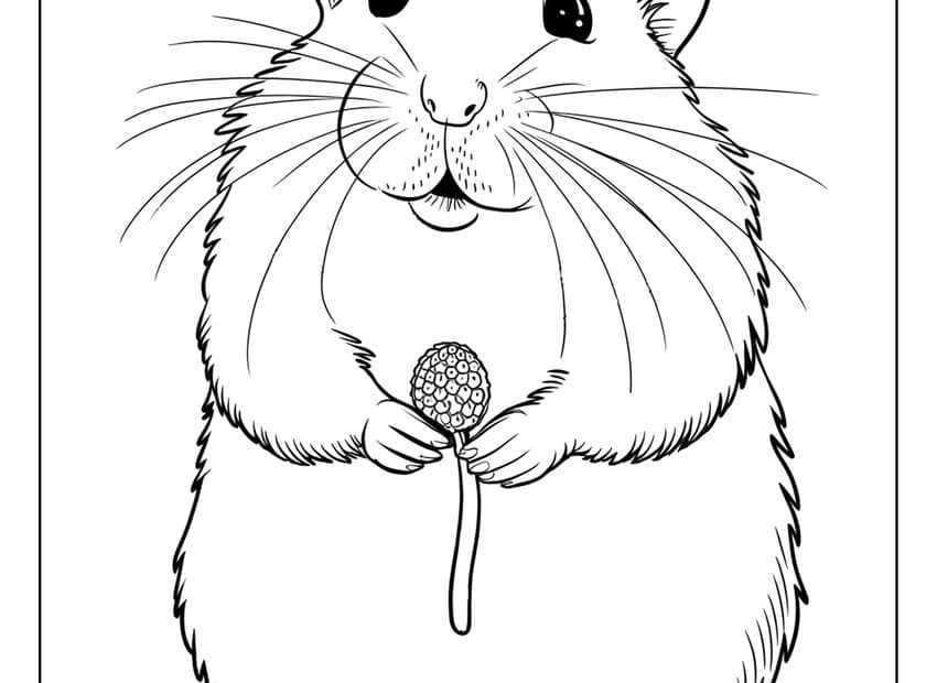 30 Hamster Coloring Pages Free Printables For All Ages