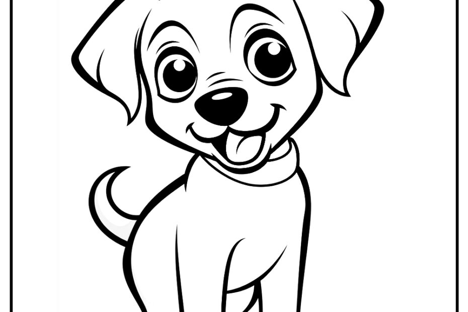 300 Dog Coloring Pages Free PDF Printables For Kids
