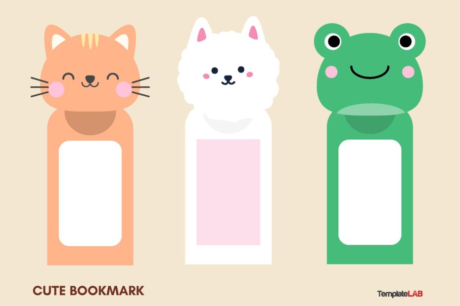 31 Free Printable Bookmark Templates Word PDF