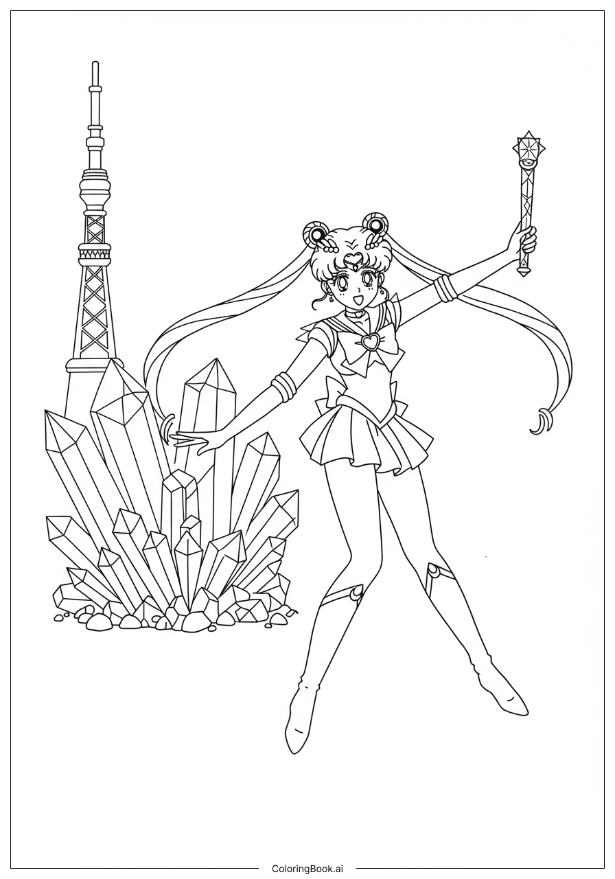 31 Sailor Moon Coloring Pages Free PDF U0026 PNG Printables 