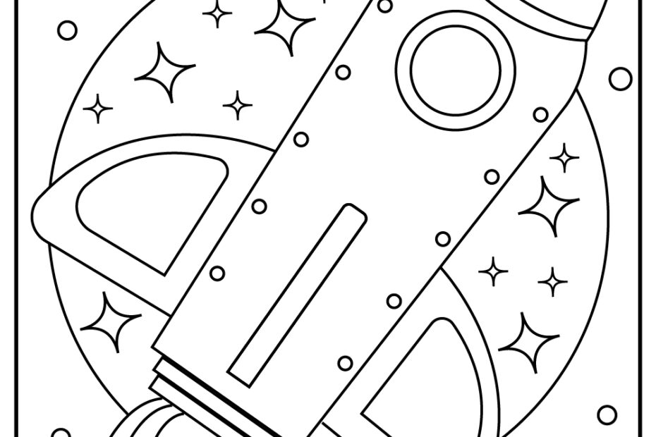 32 Outer Space Coloring Pages 100 Free Printables
