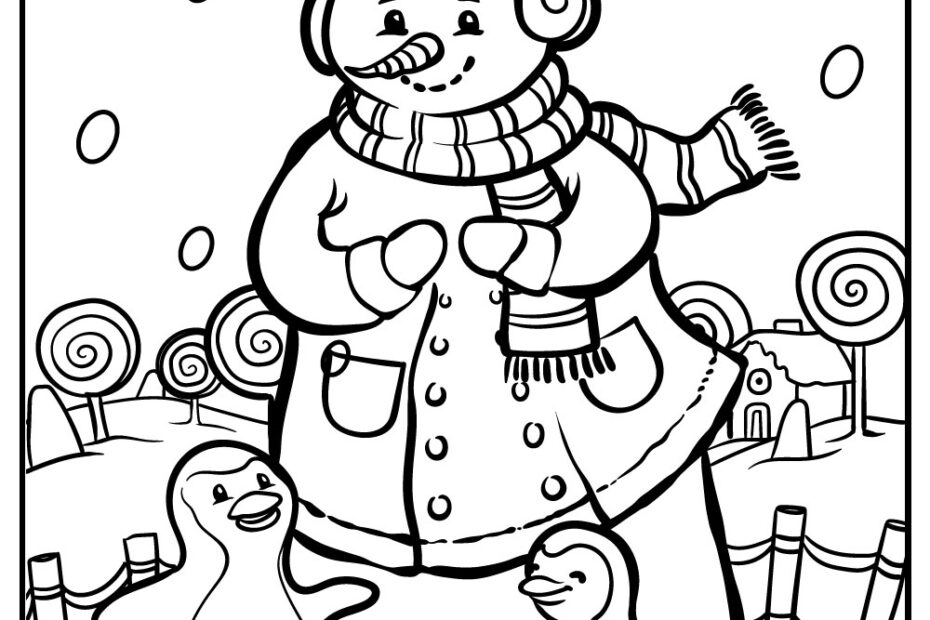35 Snowman Coloring Pages Printable Free PDF For All Kids