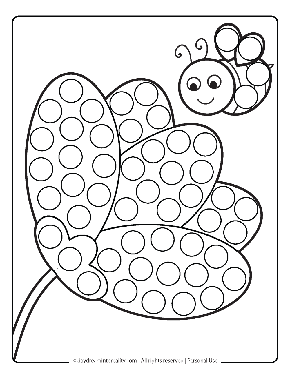 dot paint printables