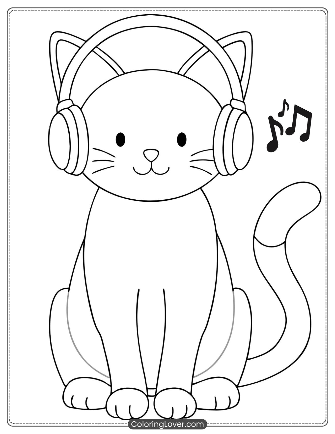 free coloring pictures of kittens