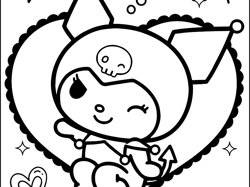38 Kuromi Coloring Pages Free PDF Printables