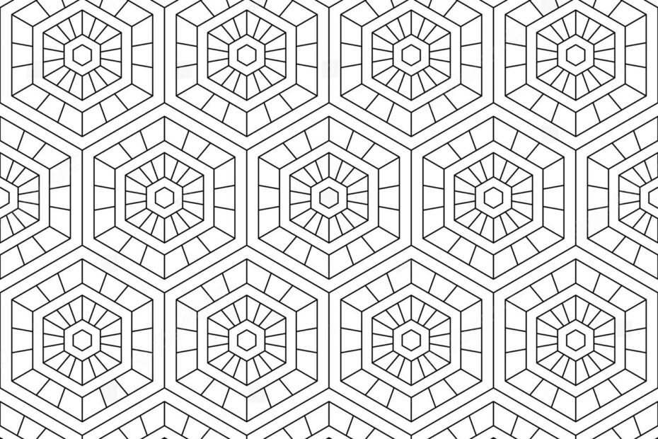 38 Thousand Adult Coloring Pages Geometric Royalty Free Images