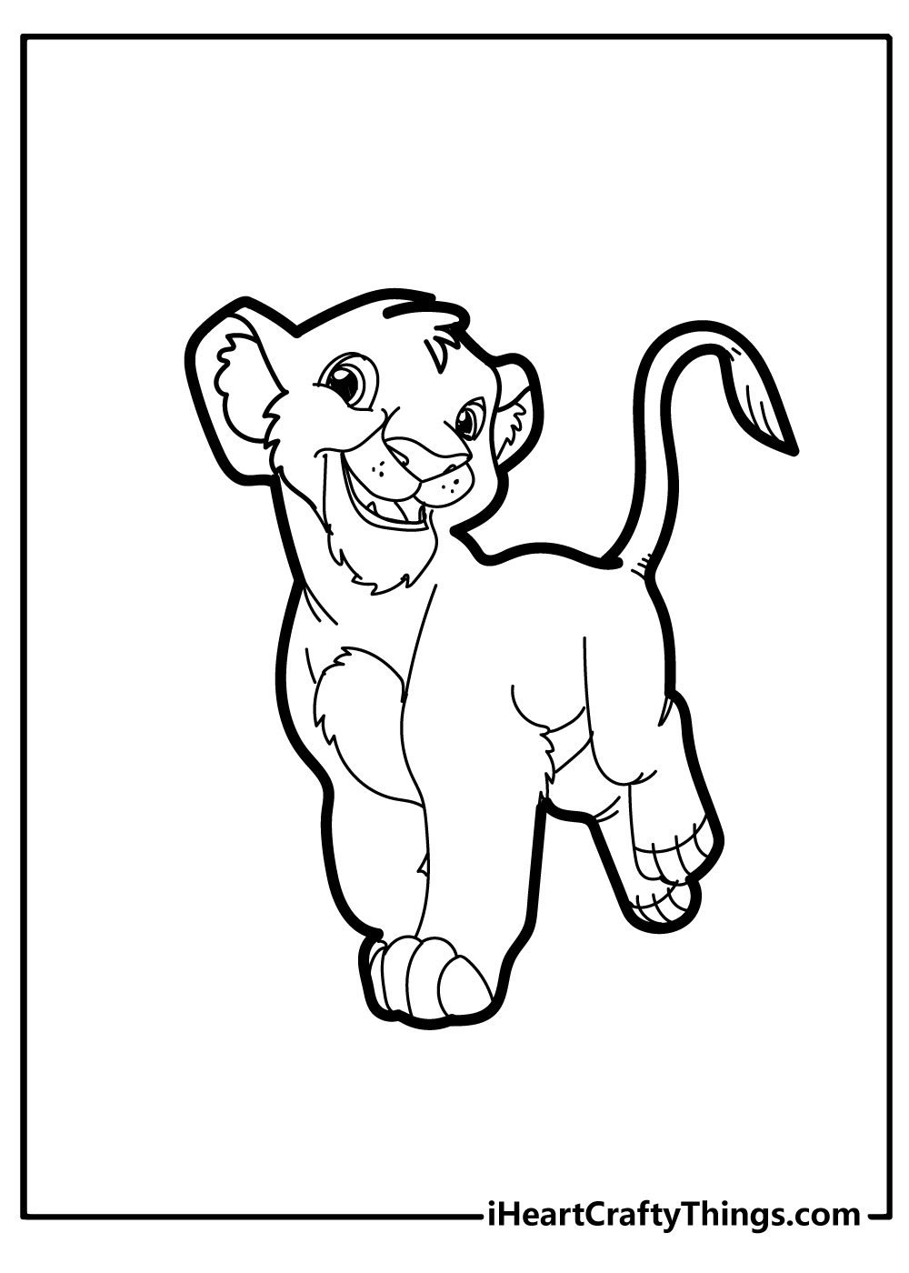 lion color sheets