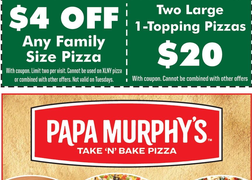4 OFF ON ANY FAMILY SIZE PIZZA Online Printable Coupons USA