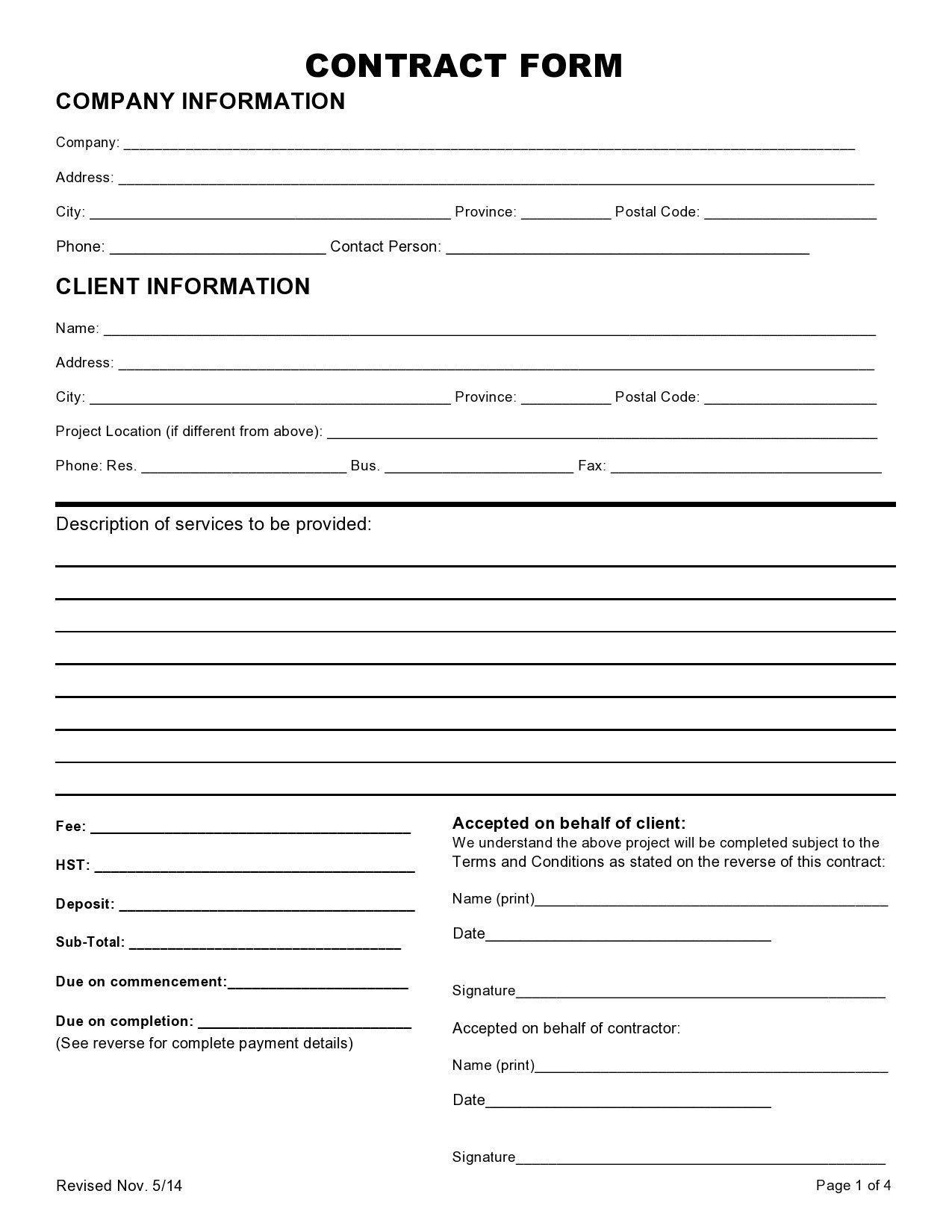 40 Best Landscaping Contract Templates 100 FREE 