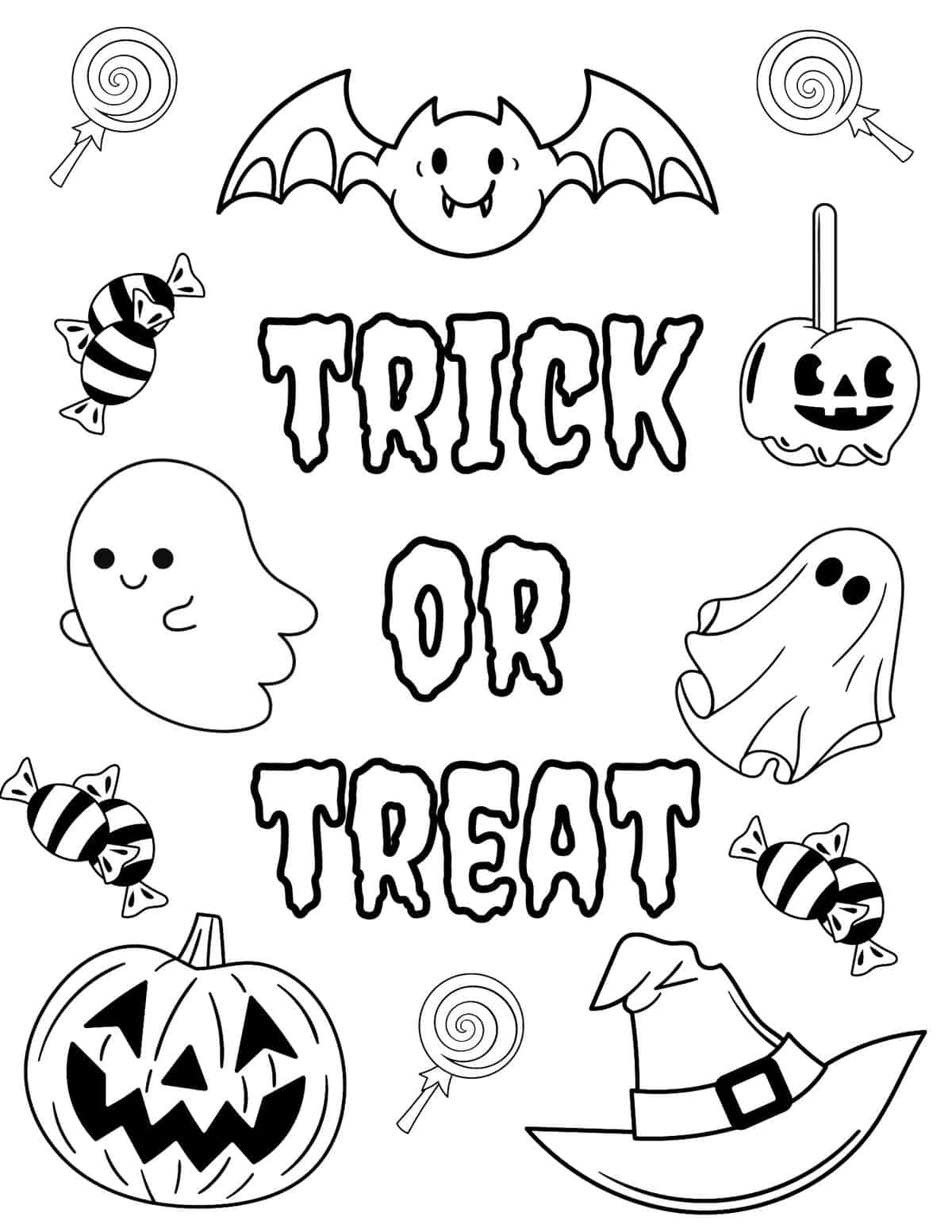 coloring sheets halloween printable
