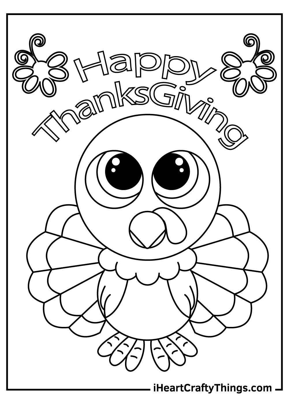 free turkey coloring pages printable