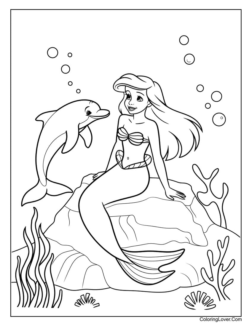 free printable dolphin coloring sheets