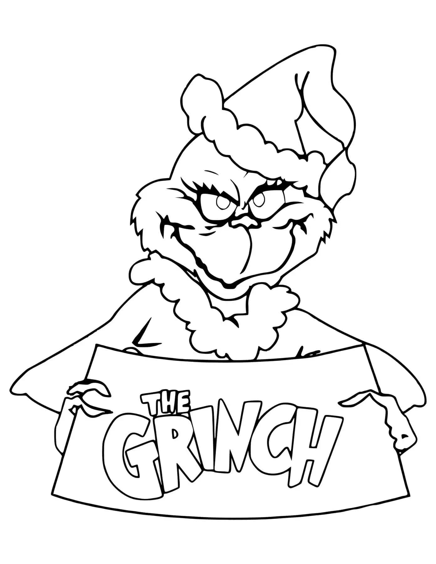 printable grinch coloring pages