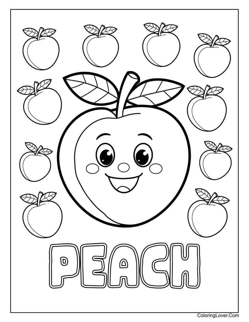 46 Fruit Coloring Pages Free Printables For All Ages 