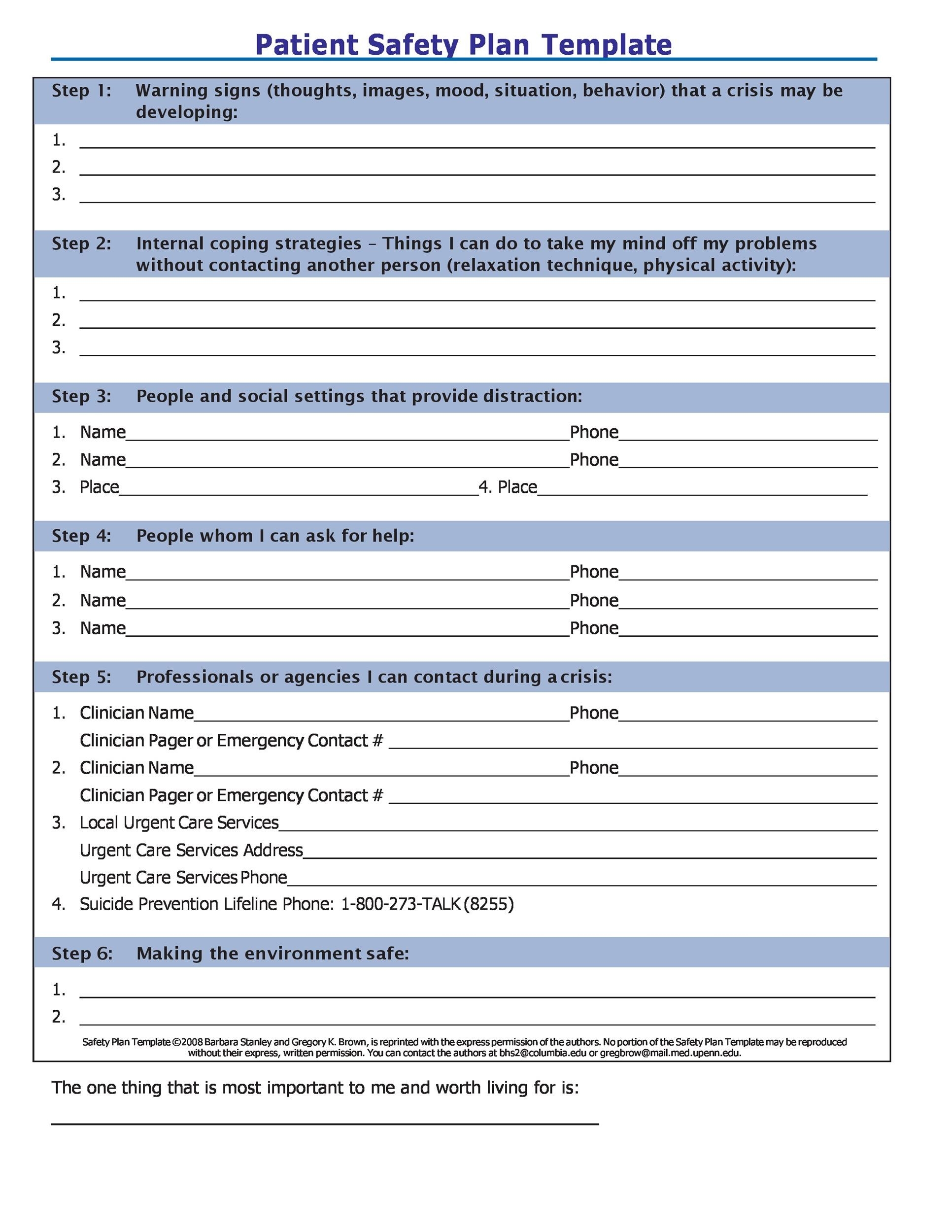 46 Great Safety Plan Templates Construction Site Specific Worksheets Library