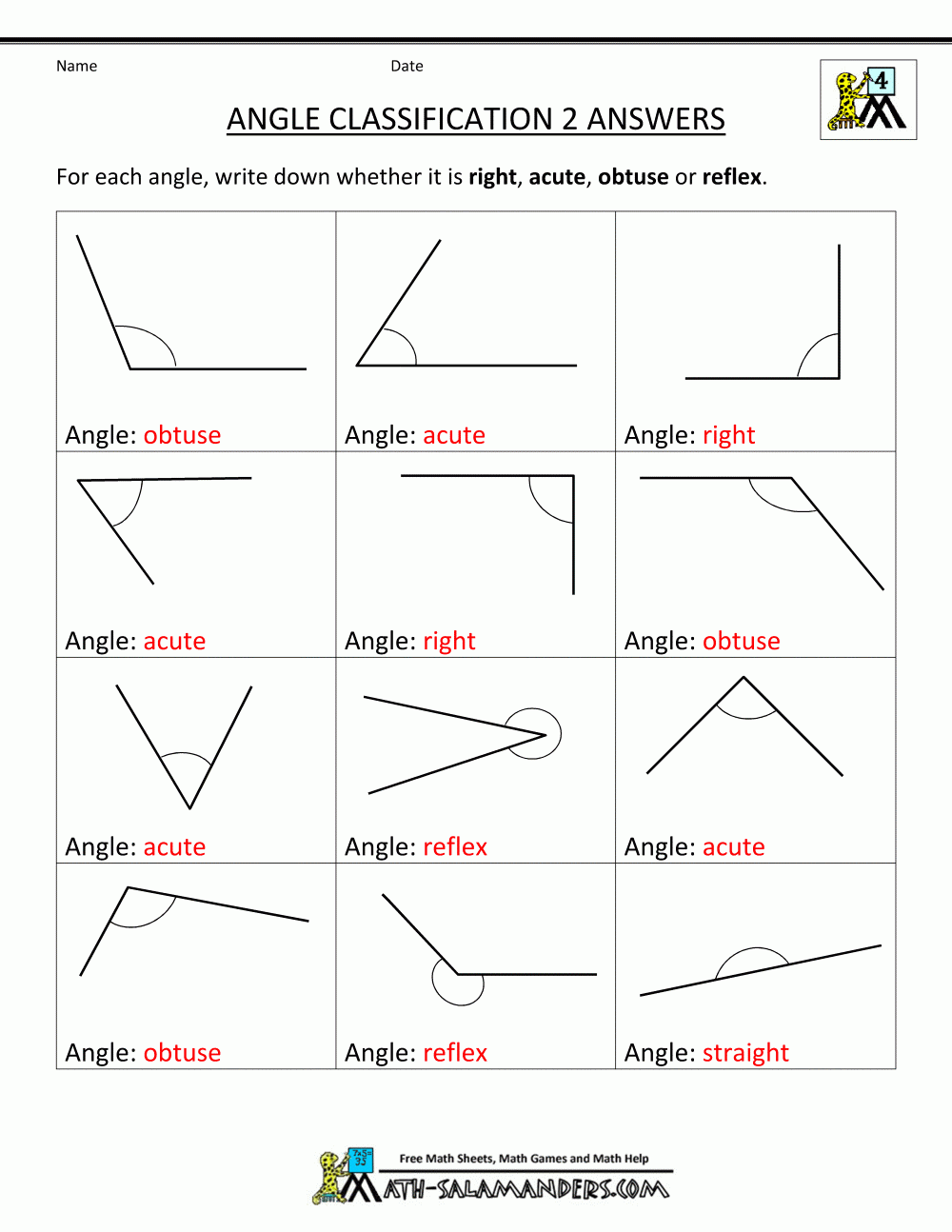 4th Grade Geometry