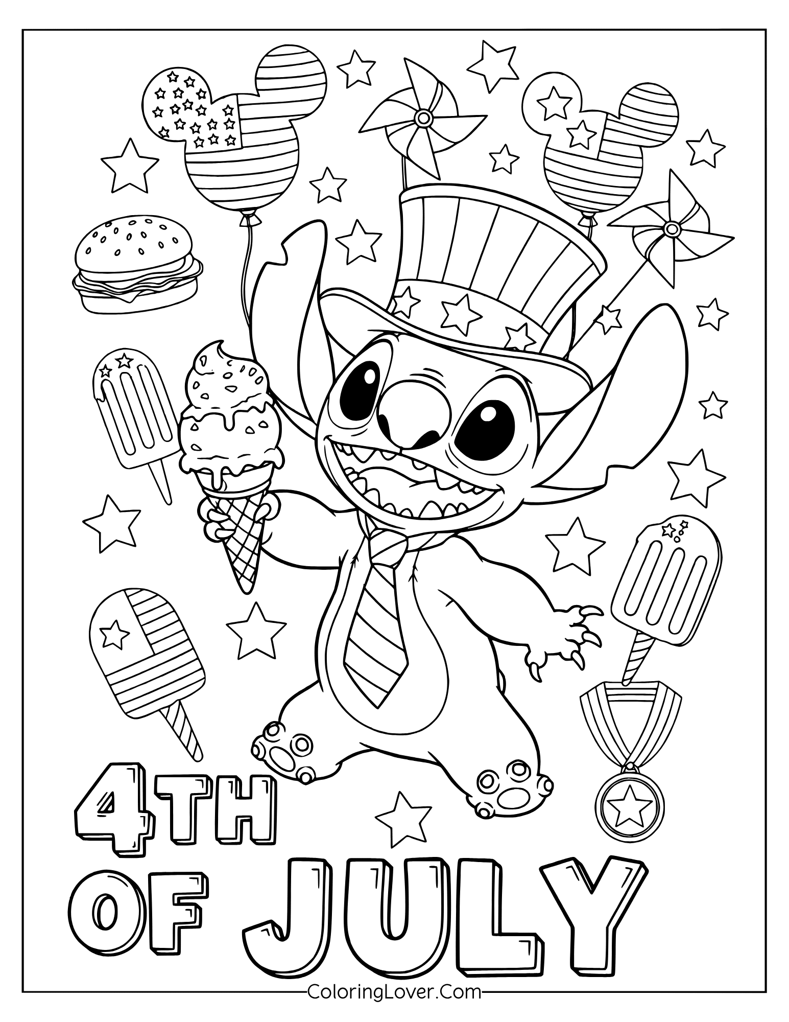 4th Of July Coloring Pages Free Printables For All Ages 