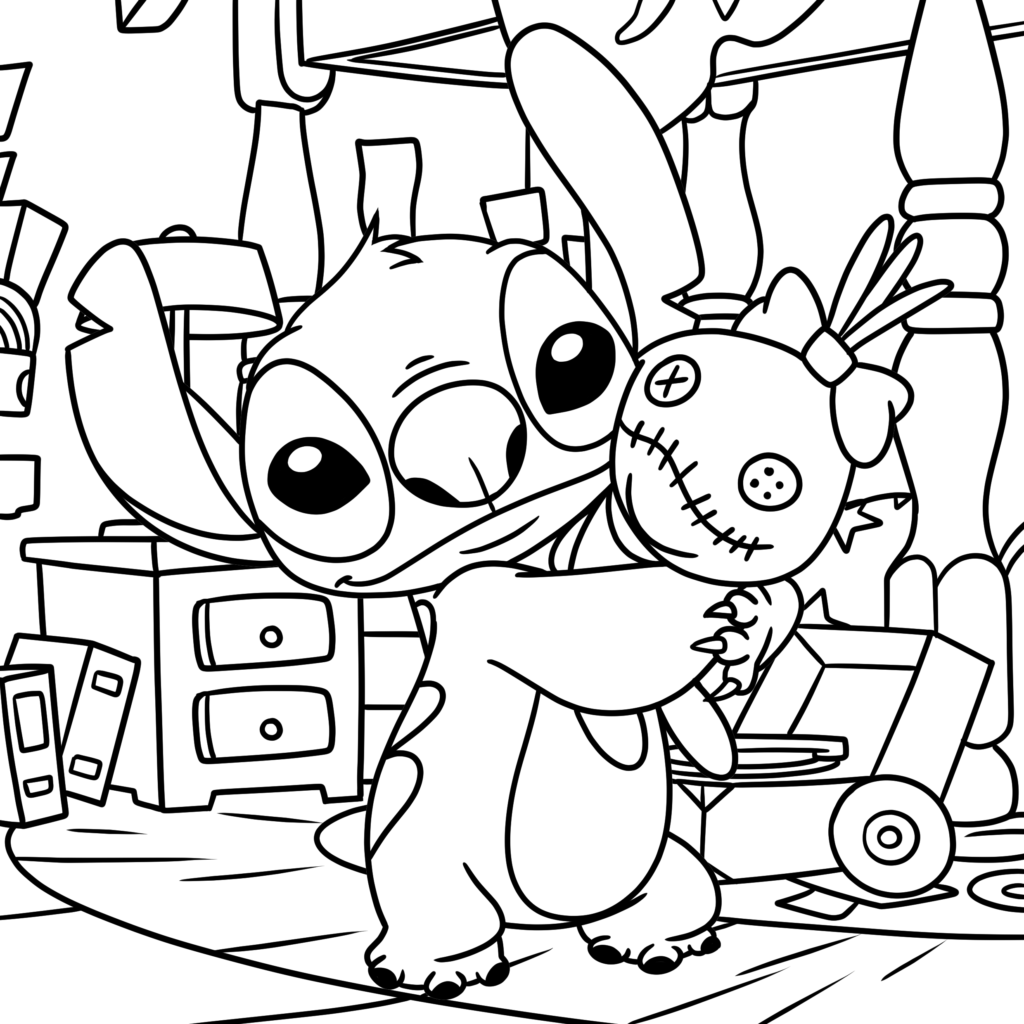 lilo and stitch coloring pictures
