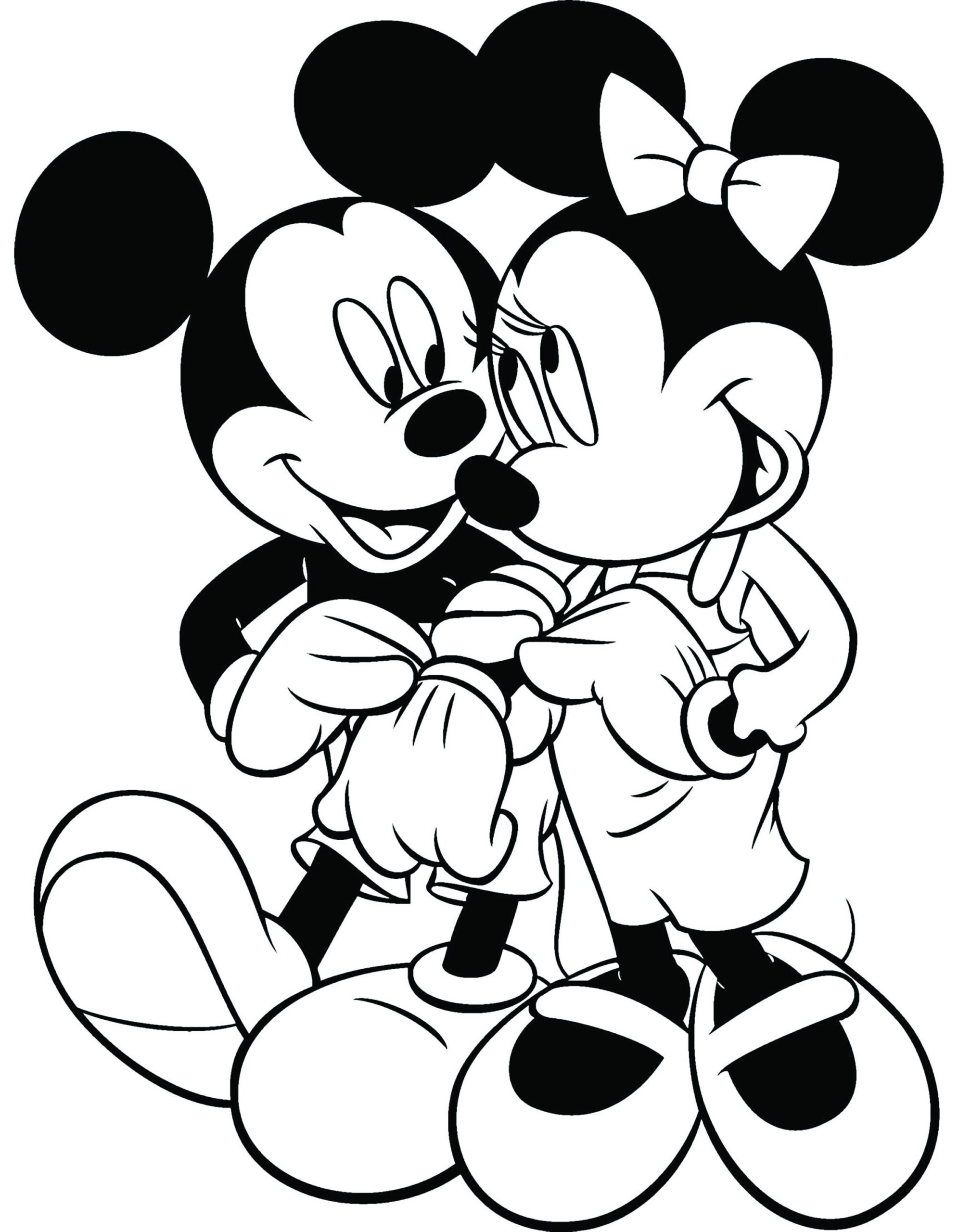 50 Mickey And Minnie Coloring Pages For Kids Best Gifts For Girls 