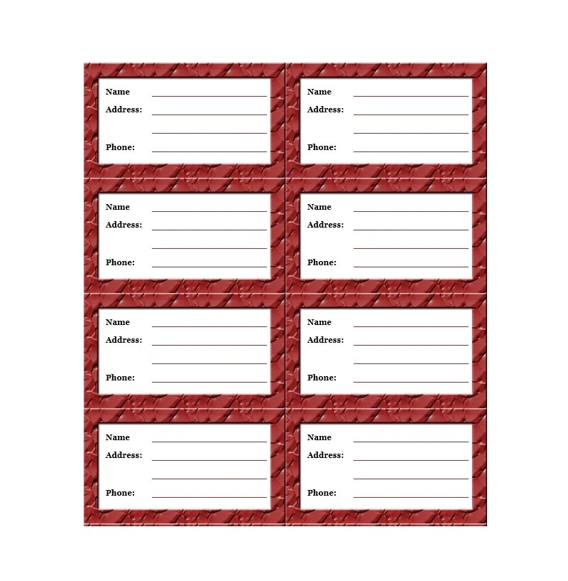 50 Personalized Luggage Tag Templates TemplateArchive