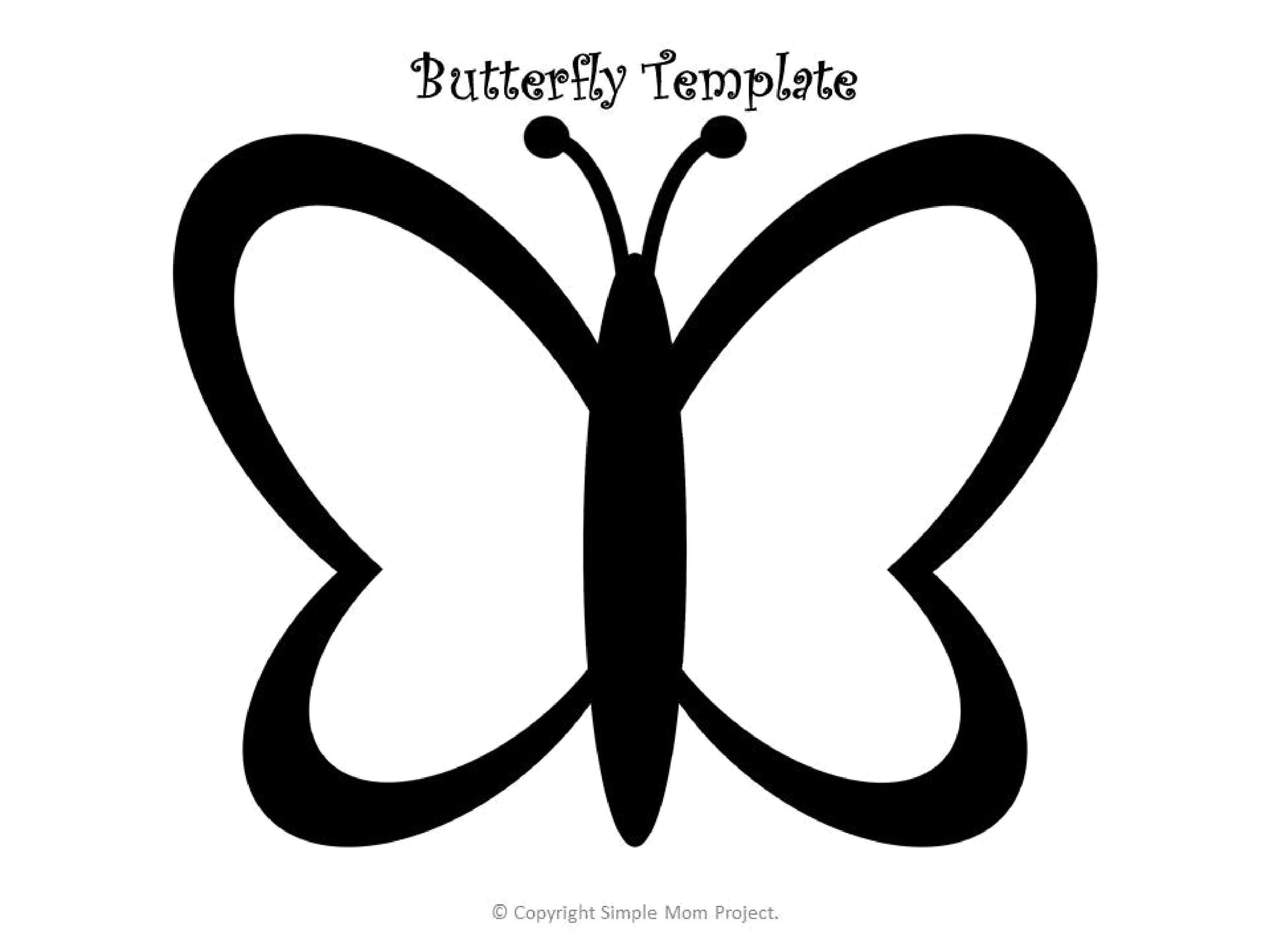 butterfly templates free printable