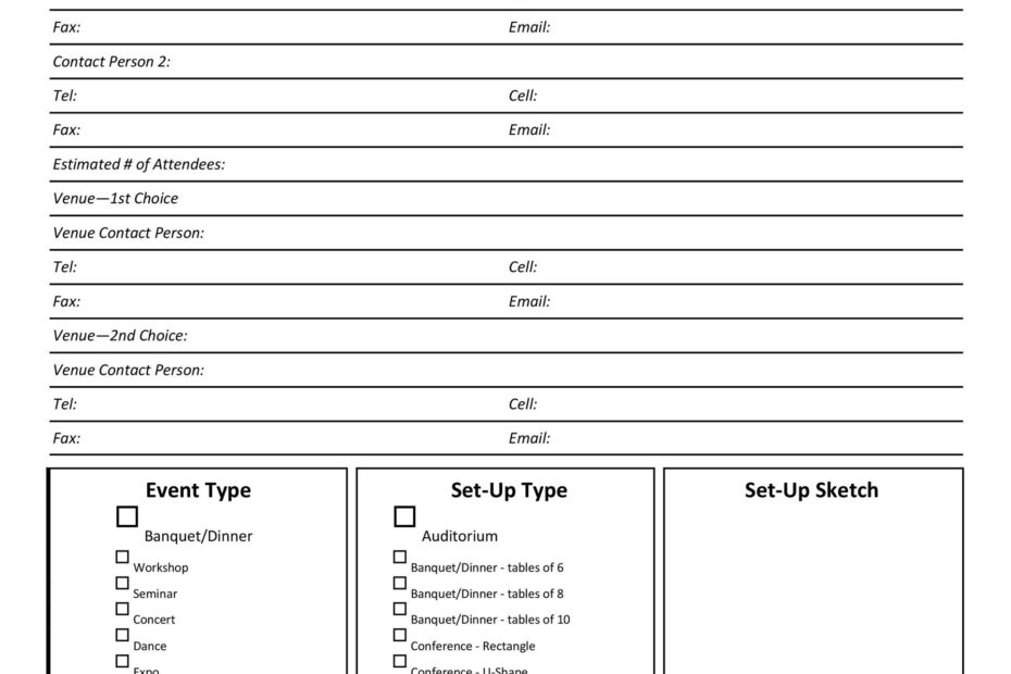 50 Professional Event Planning Checklist Templates TemplateLab