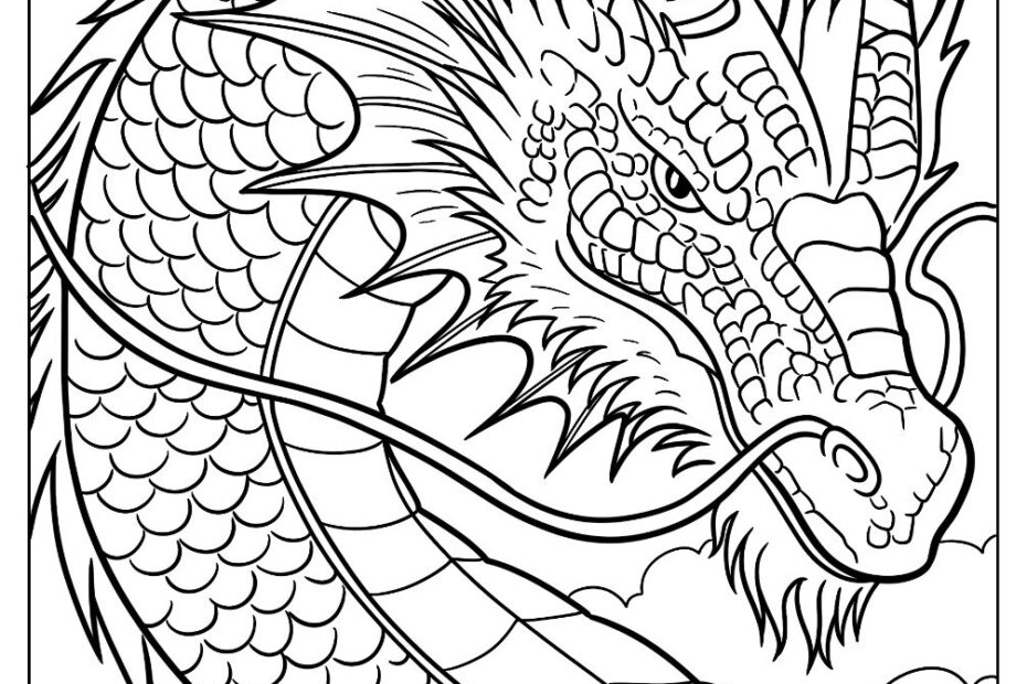 52 Dragon Coloring Pages Free PDF Printables