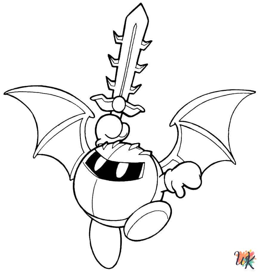 52 Kirby Coloring Pages For Kids ColoringPagesWK