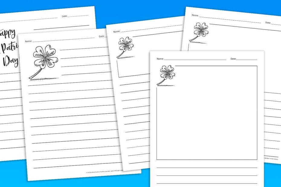 56 Free Printable Writing Paper Templates For Elementary School