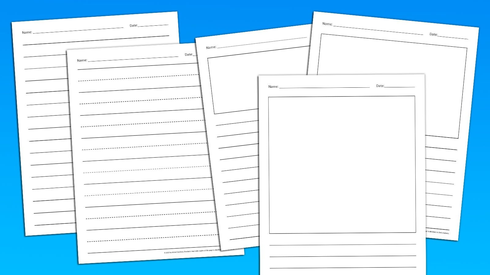 56 Free Printable Writing Paper Templates For Elementary School Worksheets Library