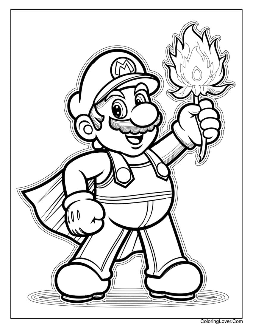56 Super Mario Coloring Pages Free Printables For All Ages 