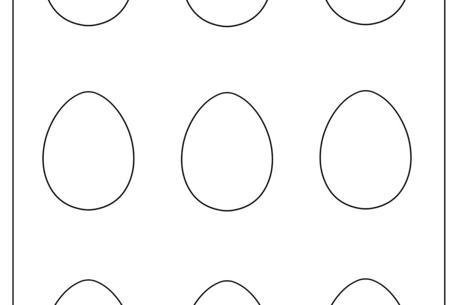58 Easter Egg Templates Free PDF Printables