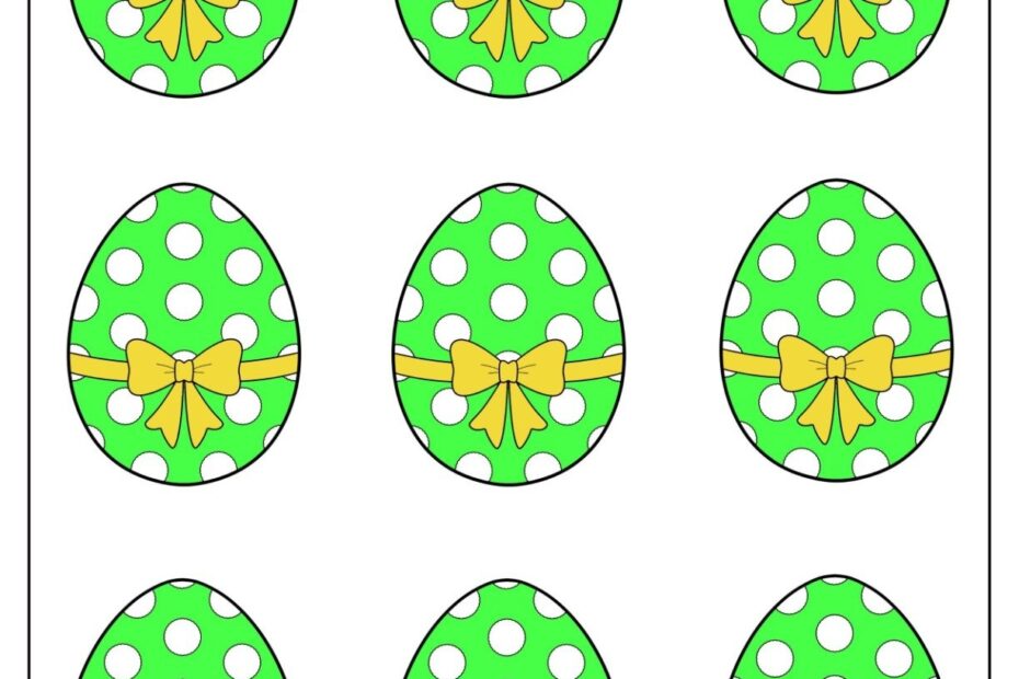58 Easter Egg Templates Free PDF Printables