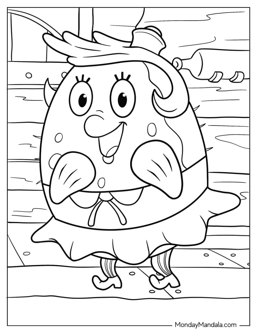 58 SpongeBob Coloring Pages Free PDF Printables 