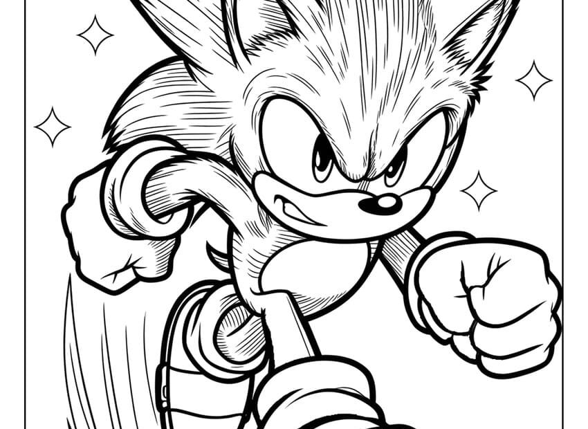 64 Sonic Coloring Pages Free Printables For All Ages
