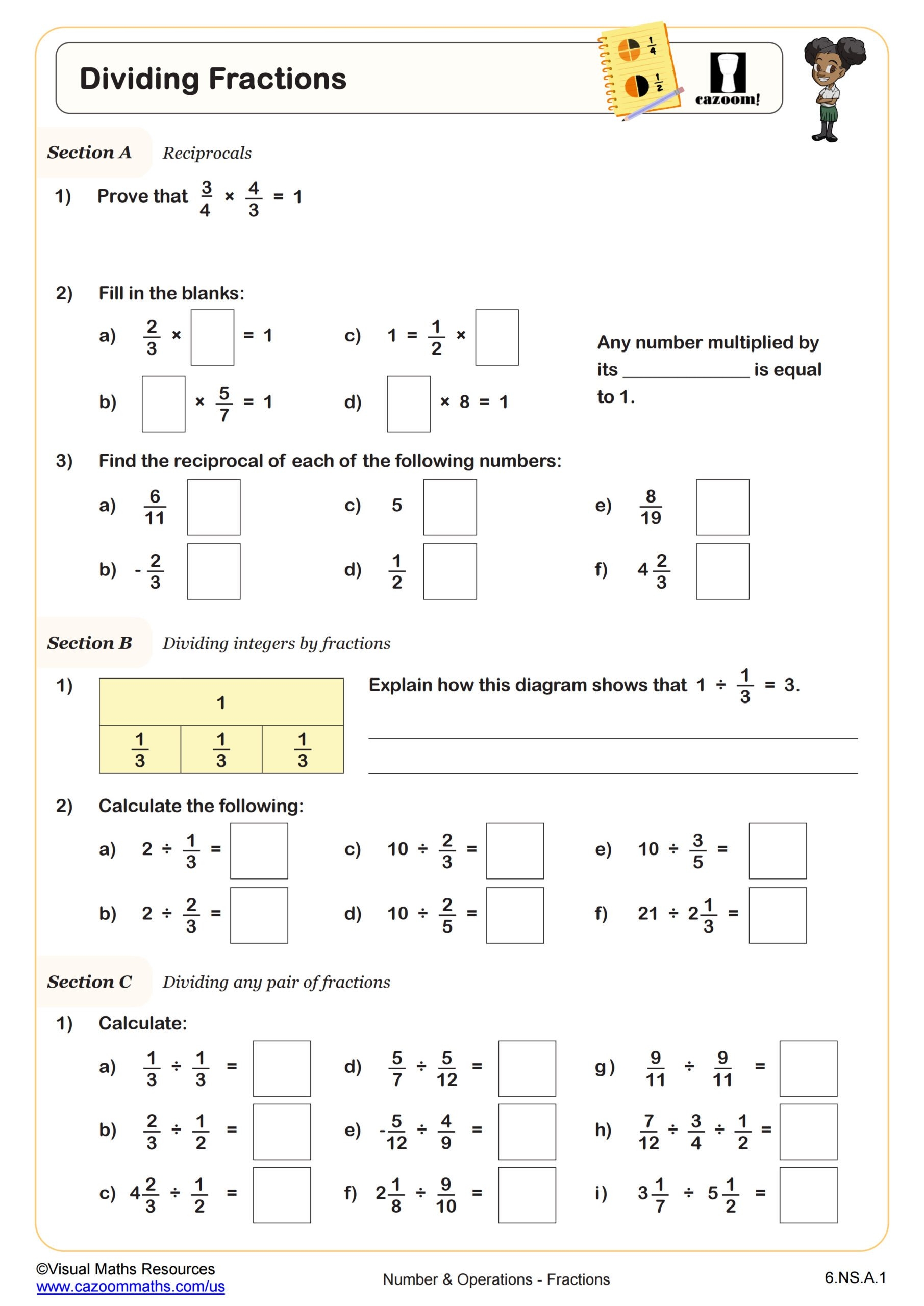 6th Grade Math Problems Download Printable Maths Worksheets