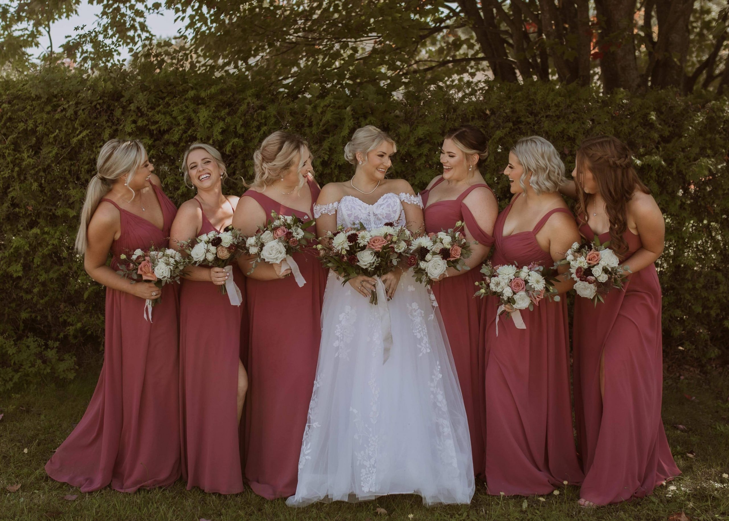 7 Bridesmaid Dress Colors That You ll Fall In Love With At Fall And Winter Weddings Azazie Blog