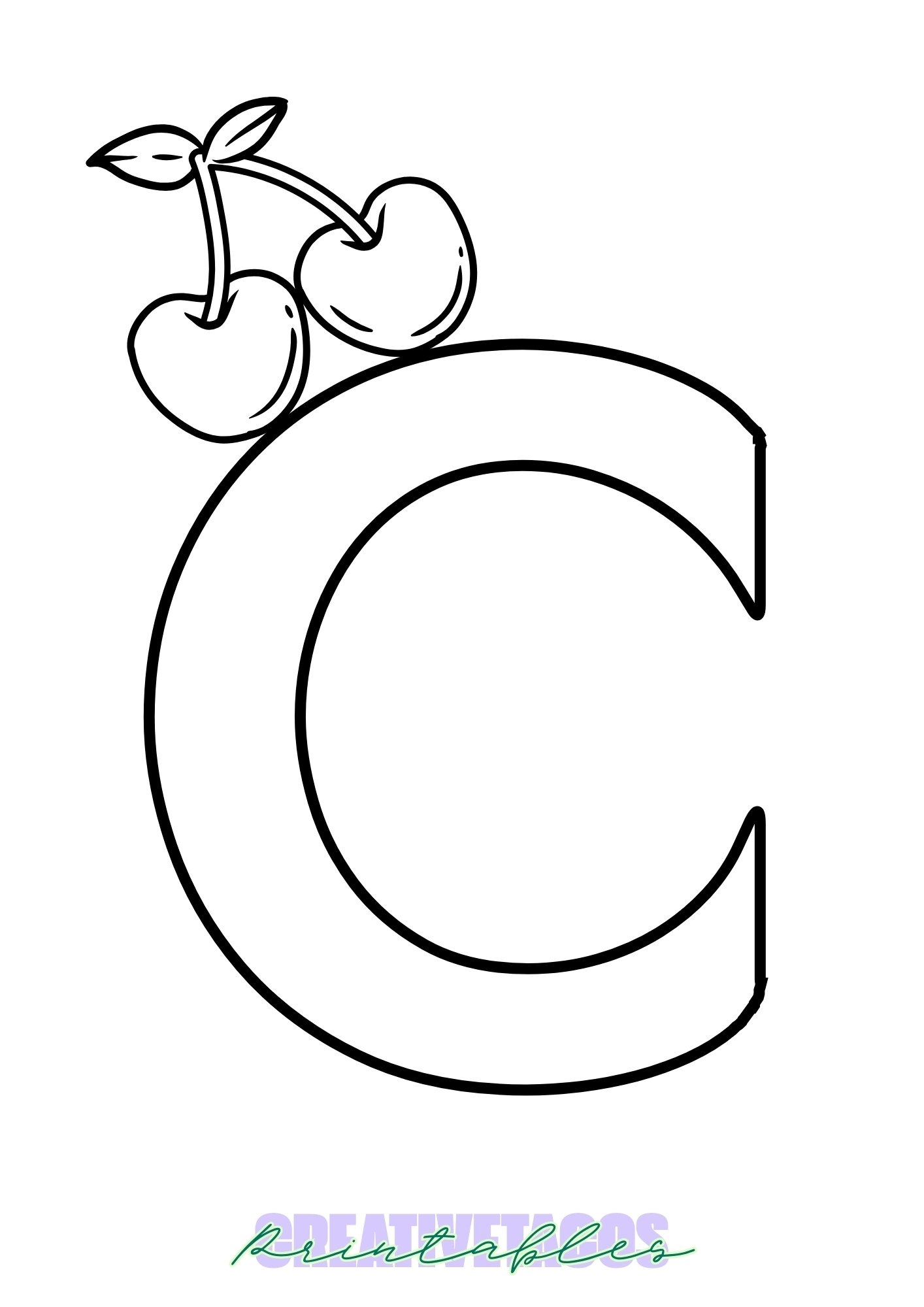 7 Bubble Letter C Free Printable PDFs