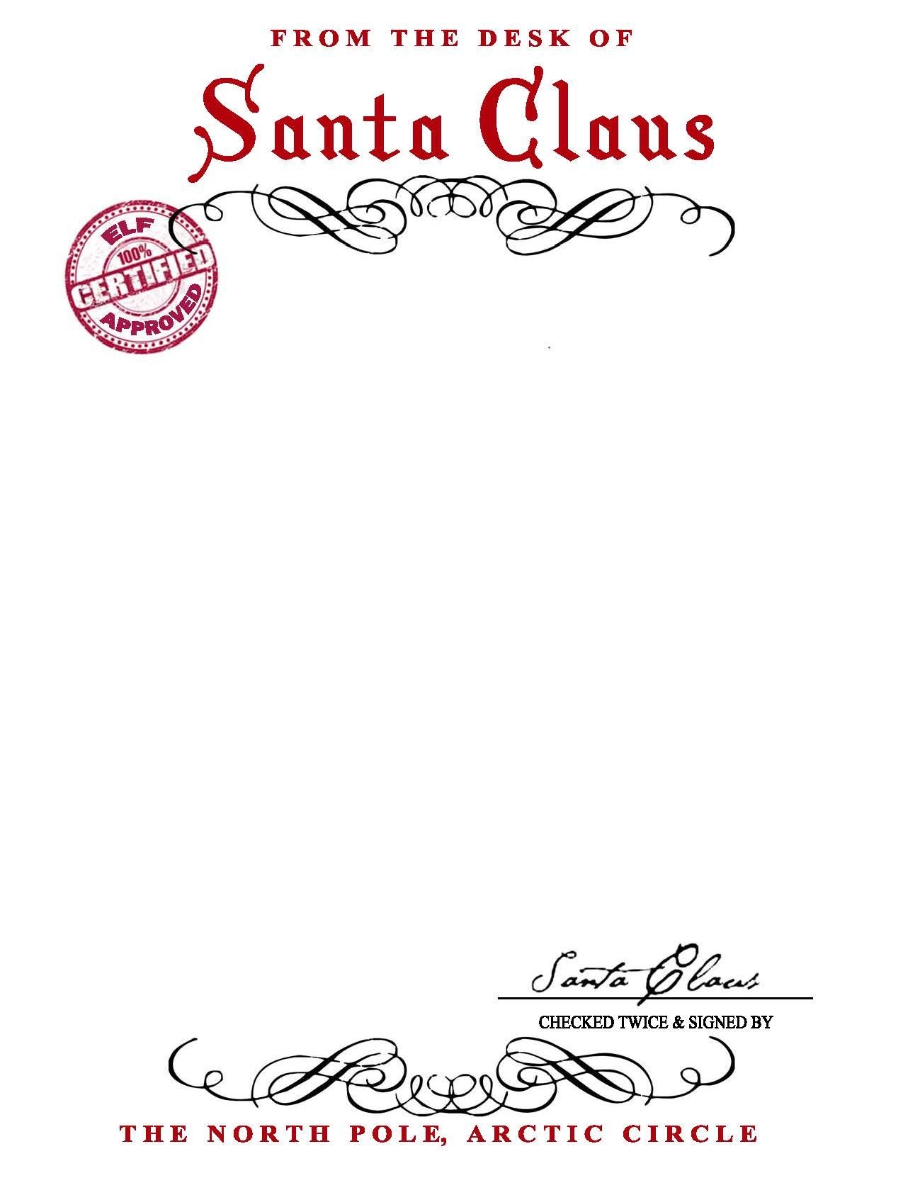 7 FREE LETTERS FROM SANTA CLAUSE Ideas Christmas Lettering Free 