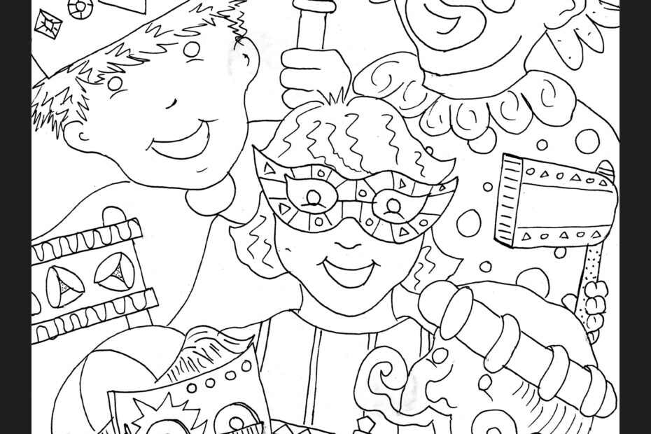 7 PURIM COLORING PAGES Ideas Purim Coloring Pages Happy Purim