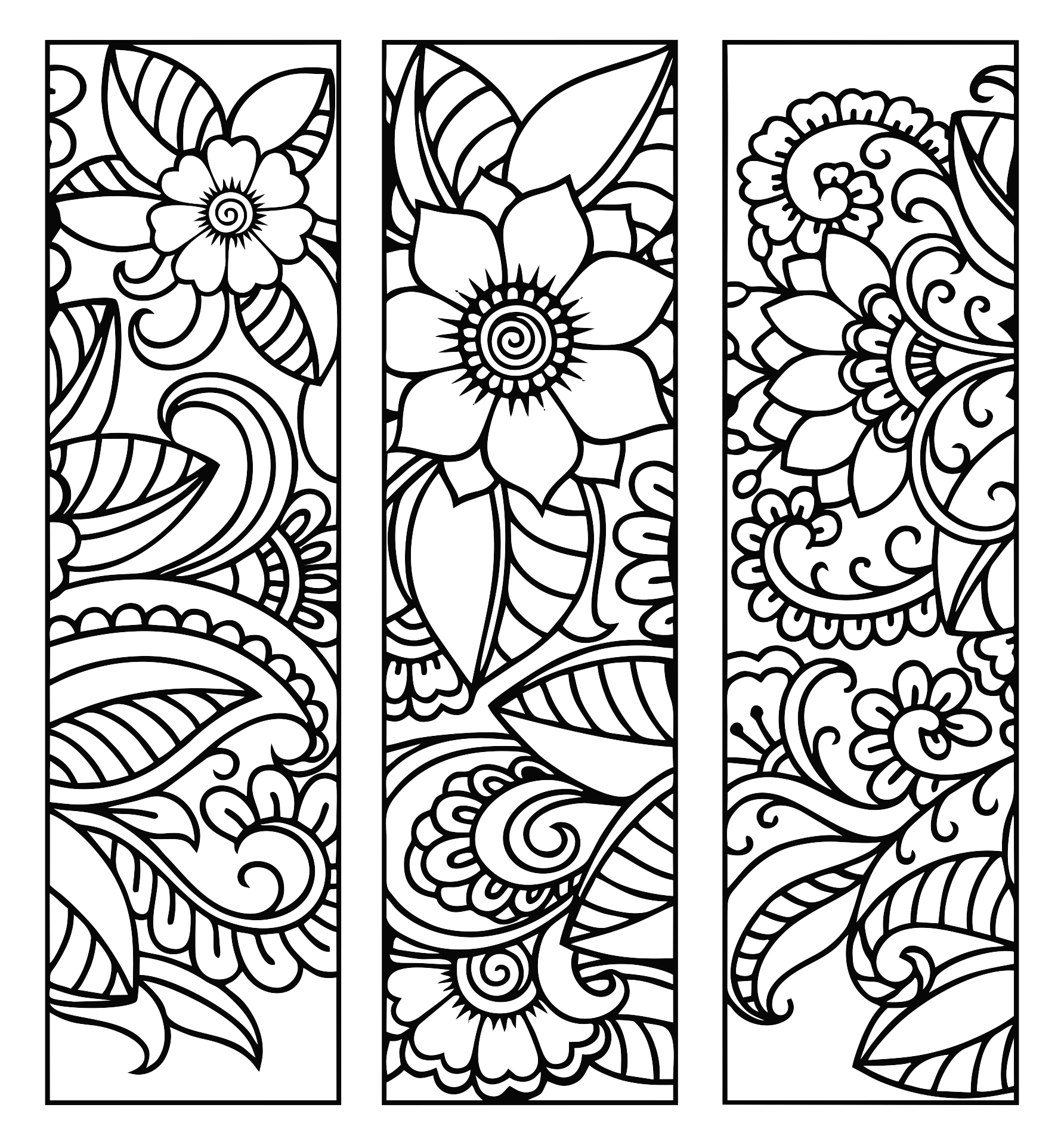 77 Book Marks To Color Ideas