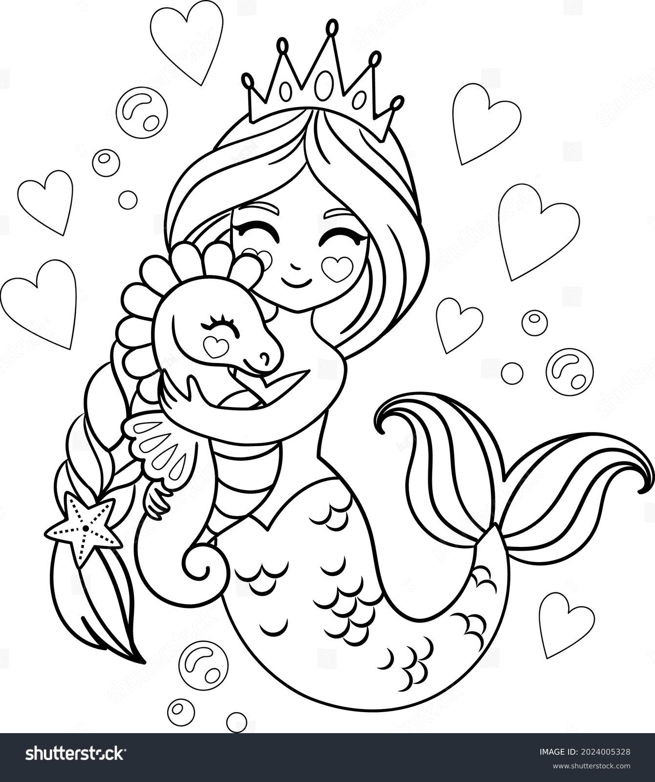 8 Thousand Mermaid Coloring Book Royalty Free Images Stock Photos U0026 Pictures Shutterstock
