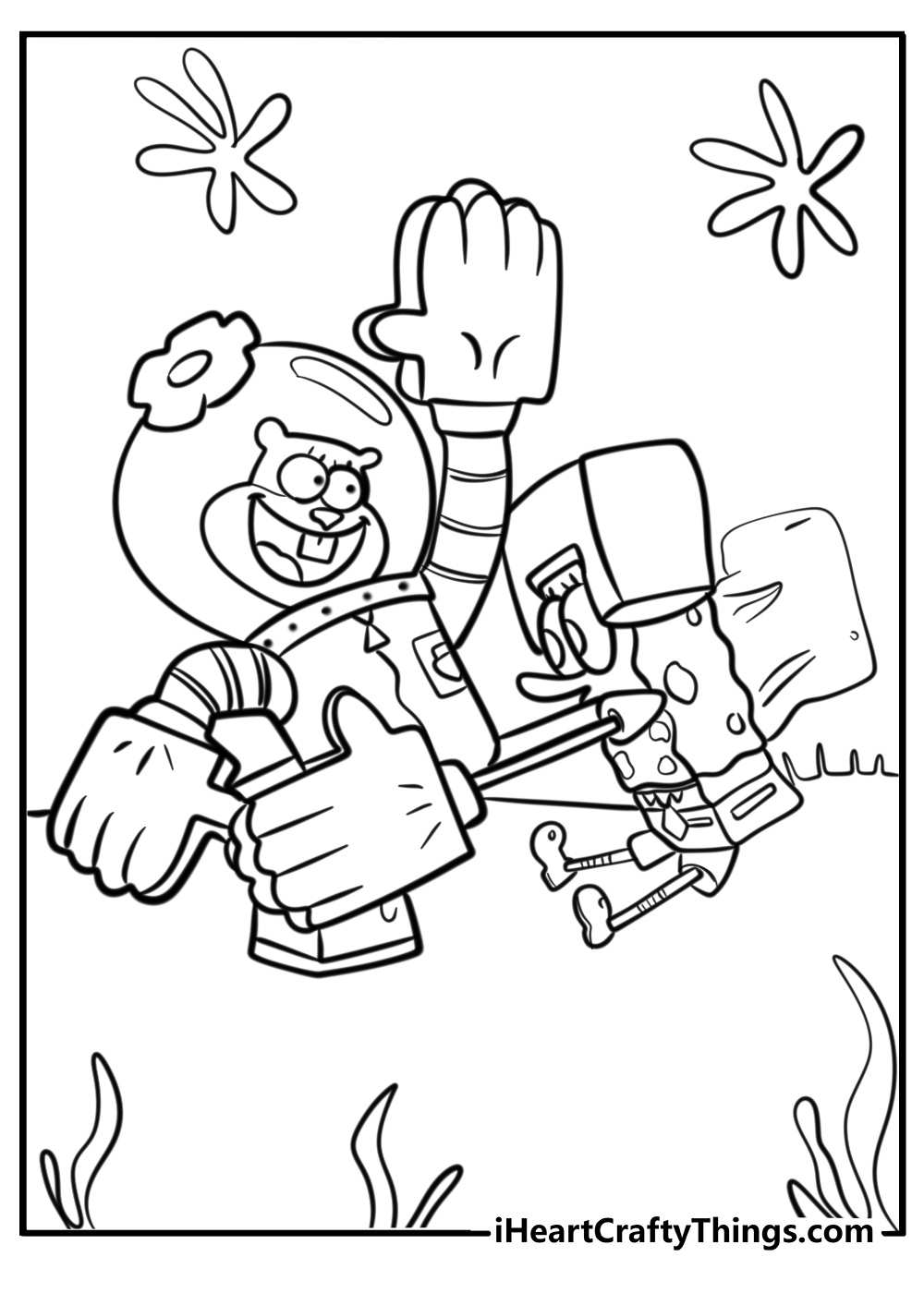 spongebob coloring worksheets