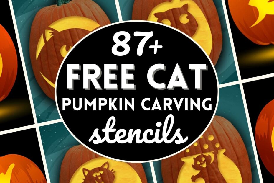 87 Free Cat Pumpkin Carving Stencils The Ultimate List